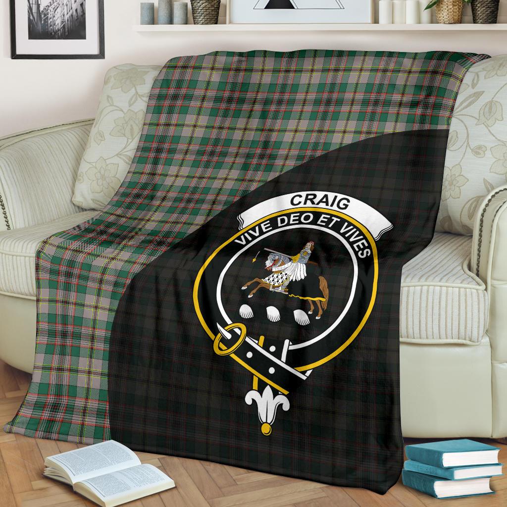 Clan Craig Ancient Tartan Crest Blanket Wave Style JY69 Clan Craig Tartan Today   