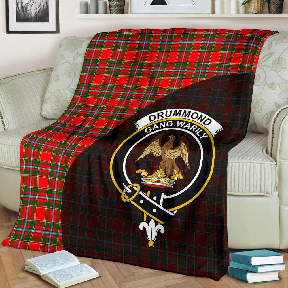 Clan Drummond of Perth Family Tartan Crest Blanket 3 Sizes XG43 Clan Drummond Tartan Today   
