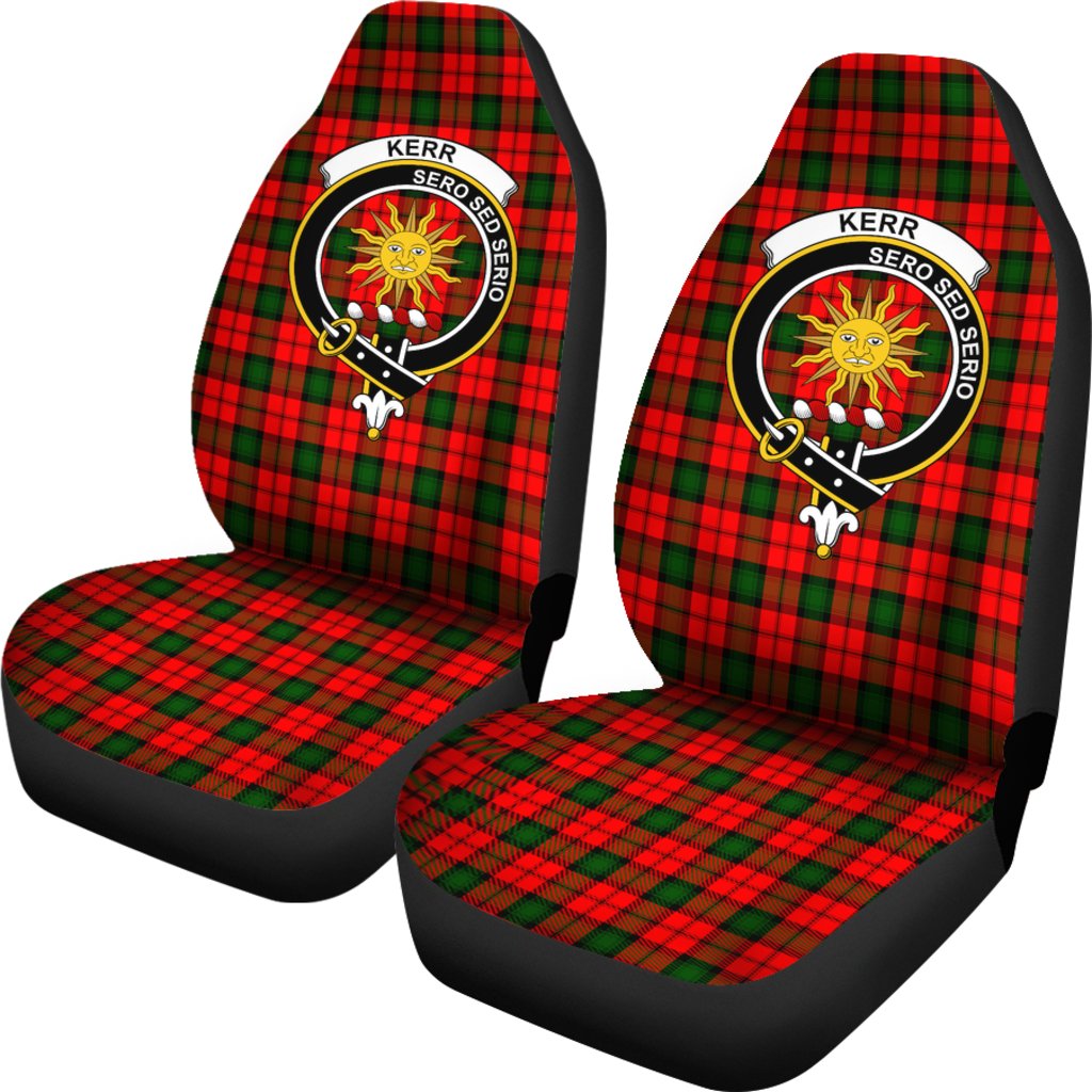 Clan Kerr Tartan Crest Car Seat Cover HP99 Clan Kerr Tartan Today   