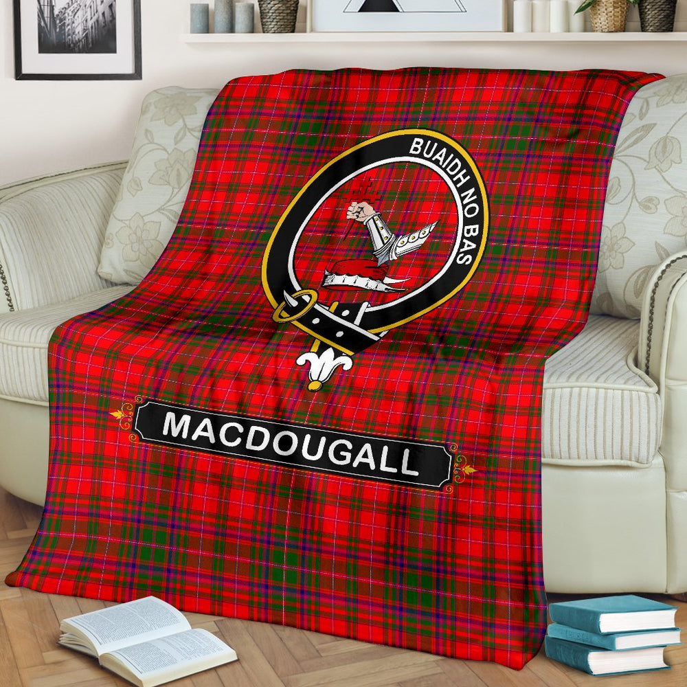 Clan MacDougall Family Tartan Crest BlanketsVI74 Clan MacDougall Tartan Today   
