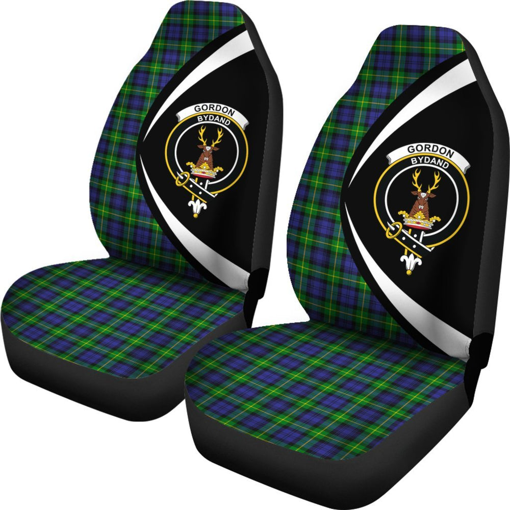 Clan Gordon Modern Tartan Crest Car Seat Cover BD26 Clan Gordon Tartan Today   