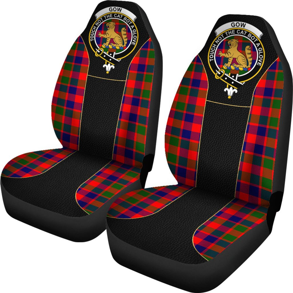 Clan Gow (or McGouan) Tartan Crest Car seat Cover AP56 Clan Gow Tartan Today   
