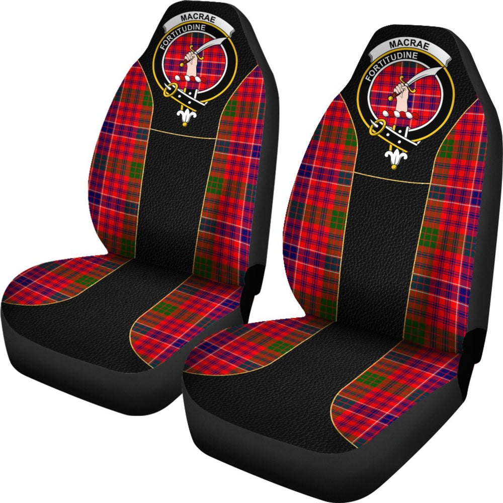 Clan MacRae Tartan Crest Car Seat Cover JO60 Clan MacRae Tartan Today   