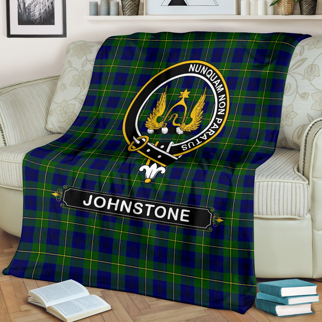 Clan Johnstone Family Tartan Crest BlanketsYA95 Clan Johnstone Tartan Today   