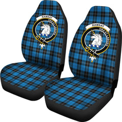 Clan Ramsay Bue Ancient Tartan Crest Car seat Cover HS66 Clan Ramsay Tartan Today   