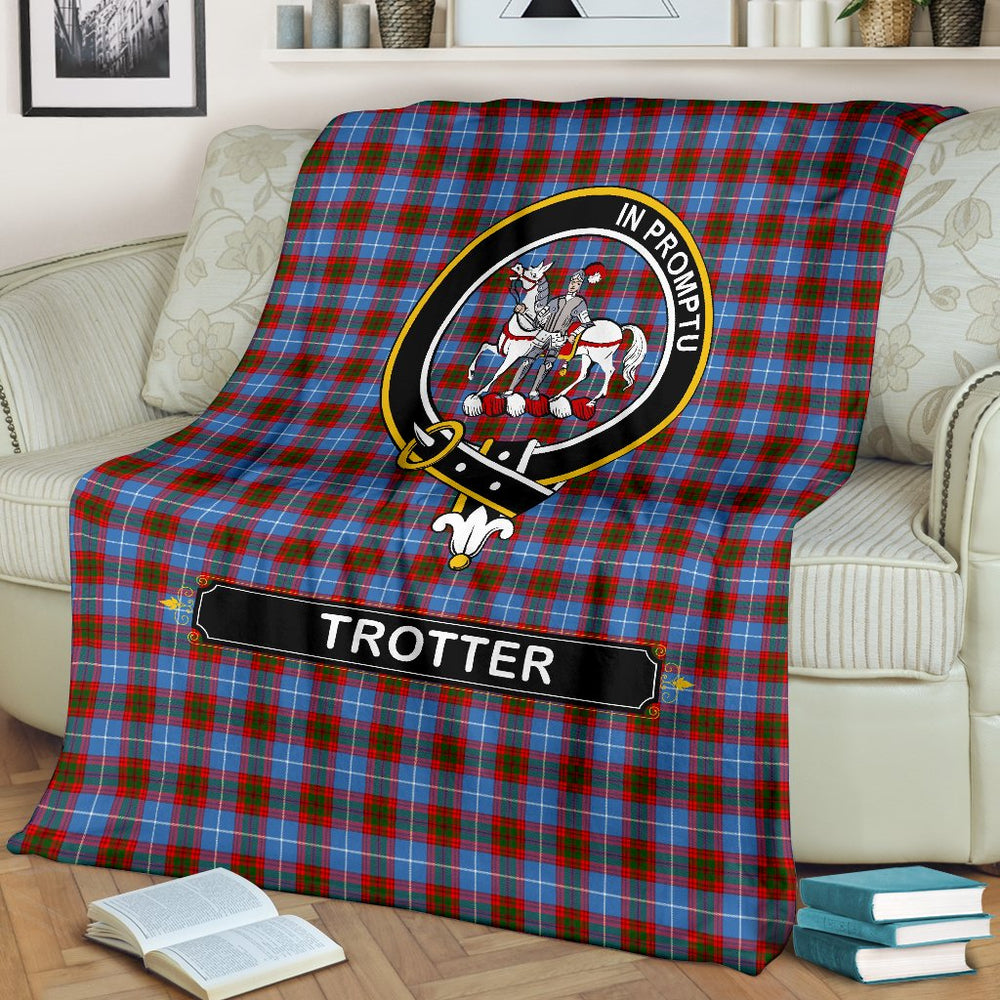 Clan Trotter Family Tartan Crest BlanketsBH33 Clan Trotter Tartan Today   