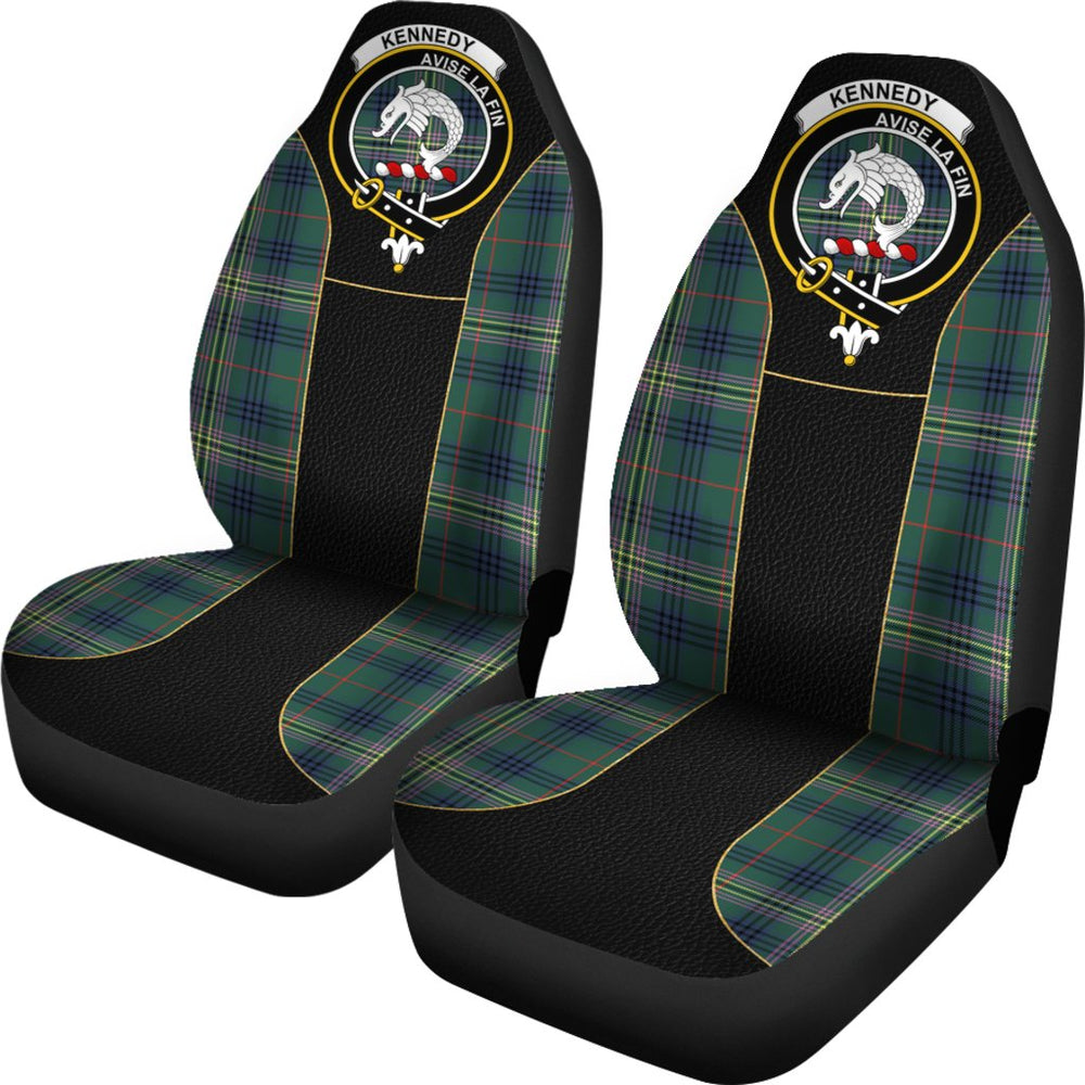 Clan Kennedy Modern Tartan Crest Car Seat Cover BM40 Clan Kennedy Tartan Today   