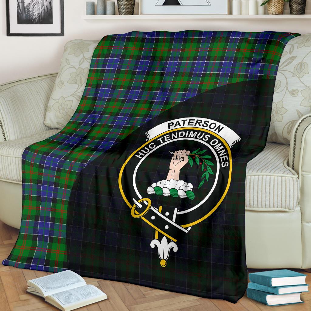 Clan Paterson Family Tartan Crest Blanket 3 Sizes UU54 Clan Paterson Tartan Today   