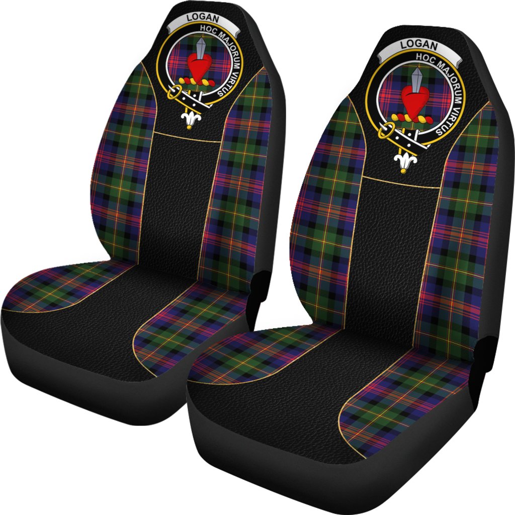 Clan Logan Tartan Crest Car Seat Cover  - Special VersionVP17 Clan Logan Tartan Today   