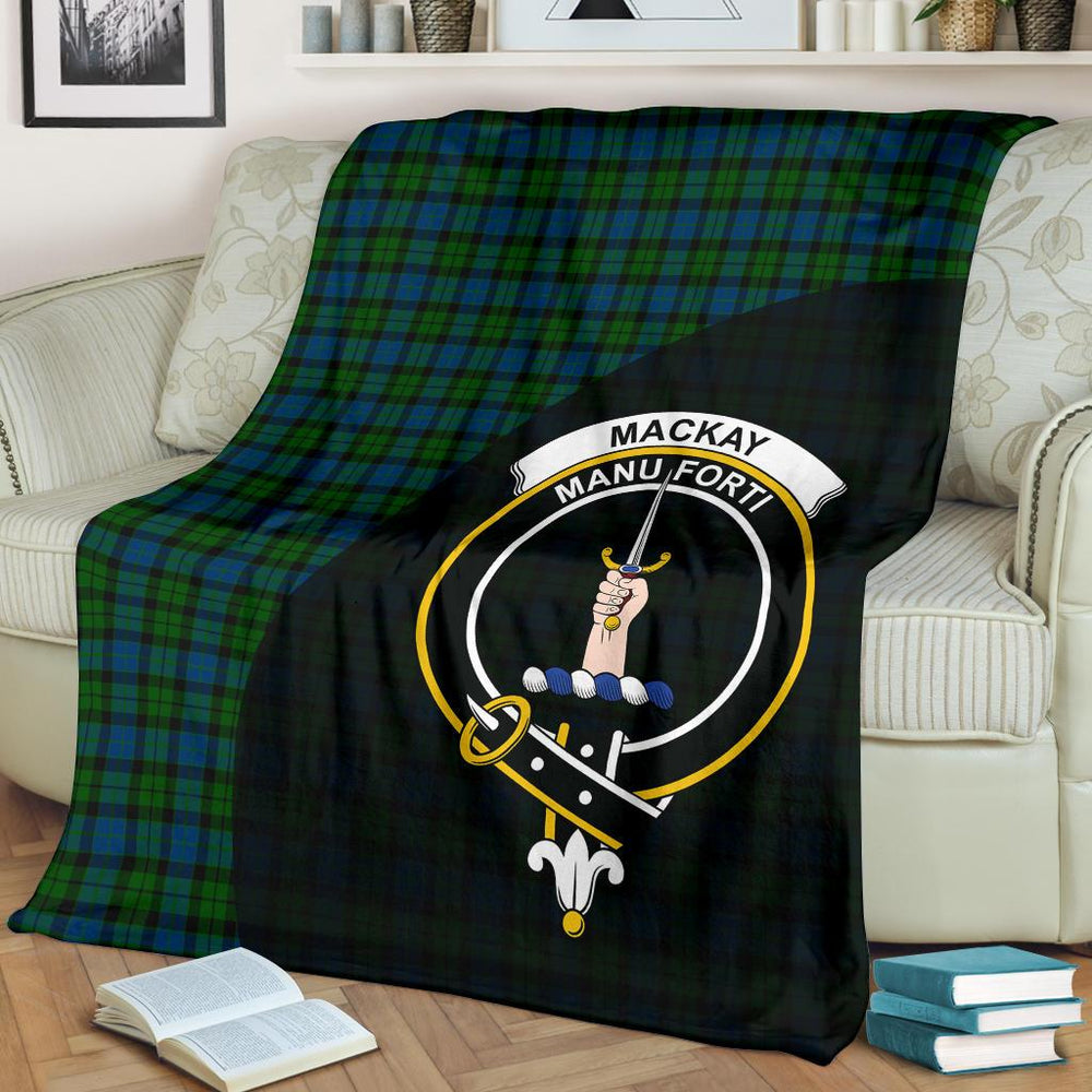 Clan MacKay Modern Tartan Crest Blanket Wave Style WU75 Clan MacKay Tartan Today   