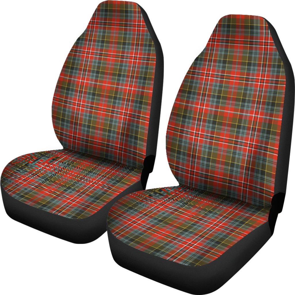 Clan Macpherson Weathered Tartan Car Seat Cover GT82 Clan MacPherson Tartan Today   