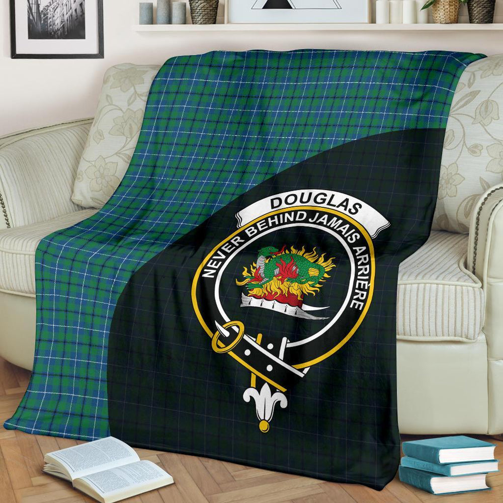 Clan Douglas Ancient Tartan Crest Blanket Wave Style AW66 Clan Douglas Tartan Today   