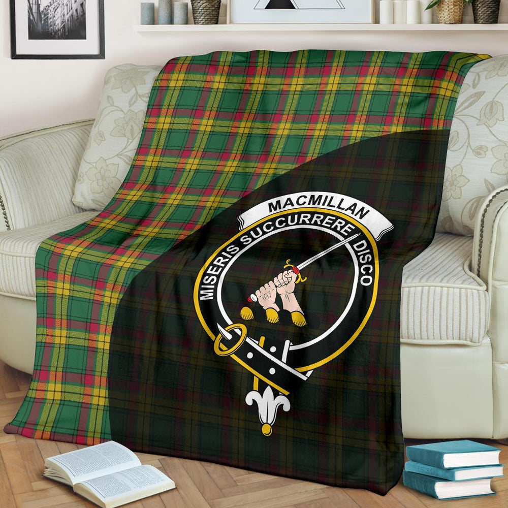 Clan MacMillan Old Ancient Tartan Crest Blanket Wave Style FE89 Clan MacMillan Tartan Today   