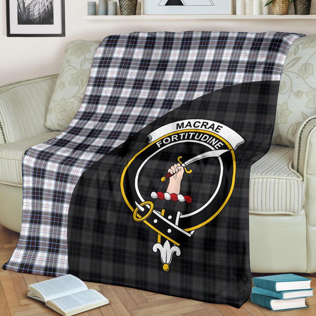 Clan MacRae Dress Modern Tartan Crest Blanket Wave Style CF55 Clan MacRae Tartan Today   