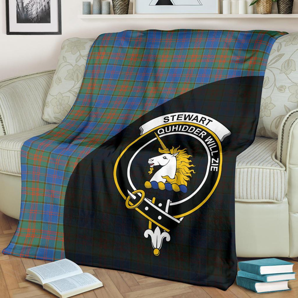 Clan Stewart of Appin Hunting Ancient Tartan Crest Blanket Wave Style LA78 Clan Stewart of Appin Tartan Today   