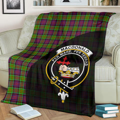 Clan MacDonald of Clanranald Tartan Crest Blanket Wave Style CF36 Clan MacDonald of Clanranald Tartan Today   