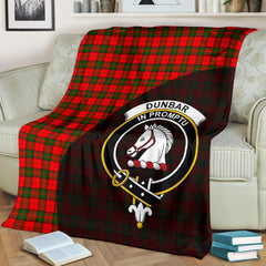 Clan Dunbar Modern Tartan Crest Blanket Wave Style FT93 Clan Dunbar Tartan Today   