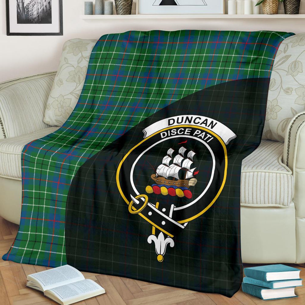 Clan Duncan Ancient Tartan Crest Blanket Wave Style PG66 Clan Duncan Tartan Today   