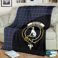Clan Clan Hunter Modern Tartan Crest Blanket Wave Style CD62 Clan Hunter Tartan Today   