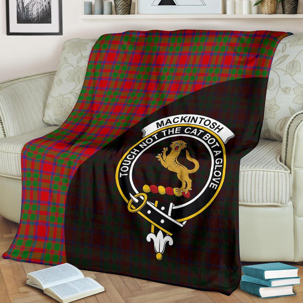 Clan MacKintosh Modern Tartan Crest Blanket Wave Style IO52 Clan MacKintosh / MacIntosh Tartan Today   