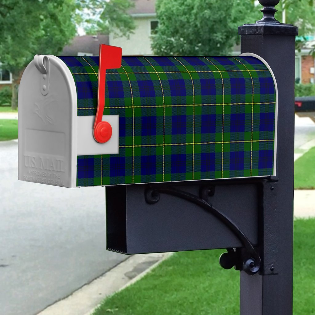Clan Johnston Modern Tartan Crest Mailbox KS39 Clan Johnston Tartan Today   
