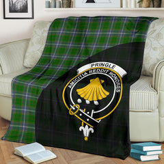 Clan Pringle Tartan Crest Blanket Wave Style XB47 Clan Pringle Tartan Today   