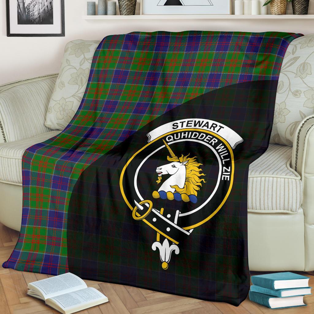 Clan Stewart of Appin Hunting Modern Tartan Crest Blanket Wave Style ZX38 Clan Stewart of Appin Tartan Today   