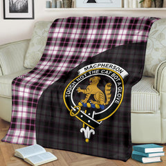 Clan MacPherson Hunting Modern Tartan Crest Blanket Wave Style VA74 Clan MacPherson Tartan Today   