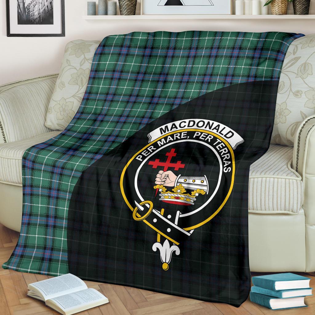 Clan MacDonald of the Isles Hunting Ancient Tartan Crest Blanket Wave Style HY23 Clan MacDonald Tartan Today   