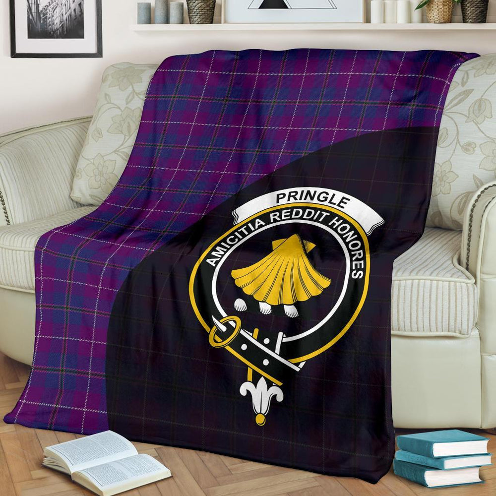 Clan Clan Pride of Glencoe Tartan Crest Blanket Wave Style GT85 Clan Glen Tartan Today   