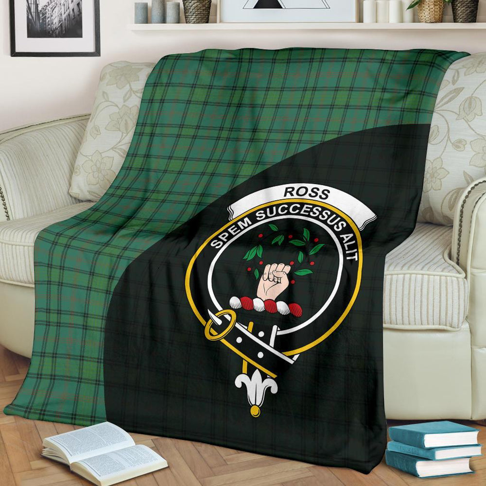 Clan Ross Hunting Ancient Tartan Crest Blanket Wave Style BX33 Clan Ross Tartan Today   