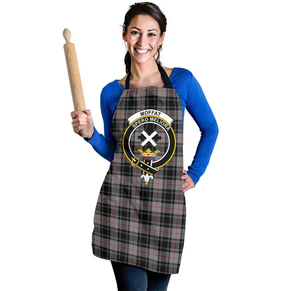 Clan Moffat Modern Tartan Crest Apron NW94 Clan Moffat Tartan Today   
