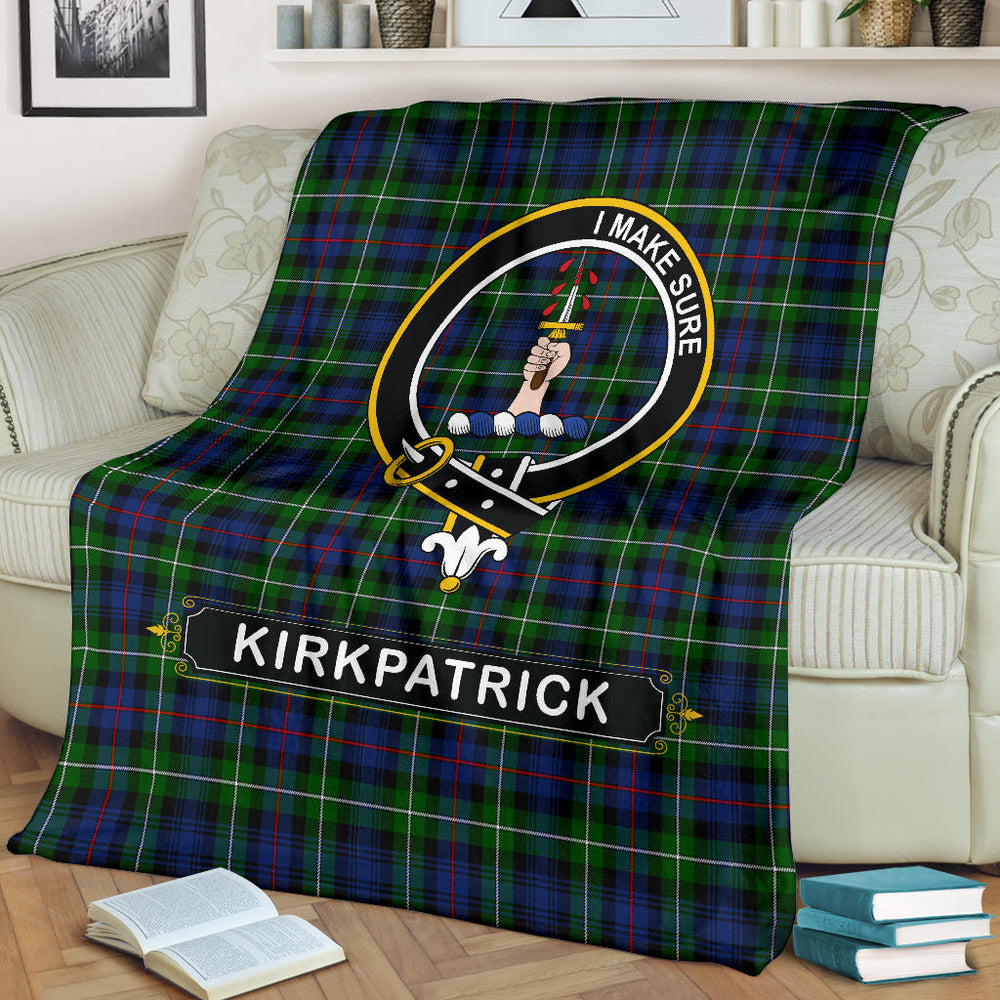 Clan Kirkpatrick Family Tartan Crest Blankets SPCT36 Clan Kirk Tartan Today   
