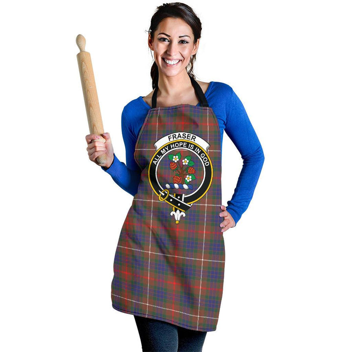 Clan Fraser Hunting Modern Tartan Crest Apron RZ59 Clan Fraser Tartan Today   