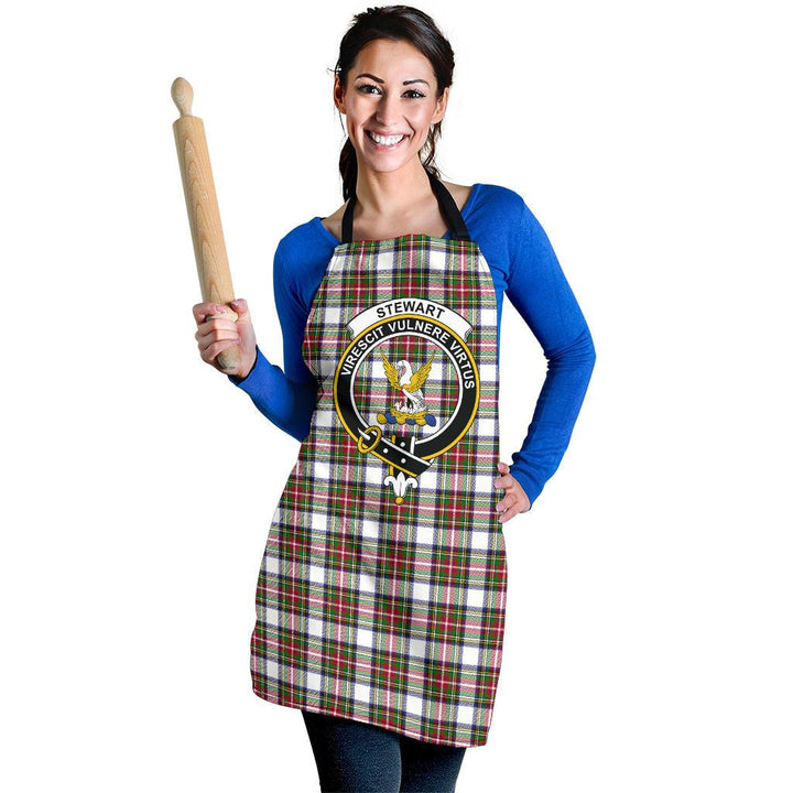 Clan Stewart Dress Modern Tartan Crest Apron CS54 Clan Stewart Tartan Today   