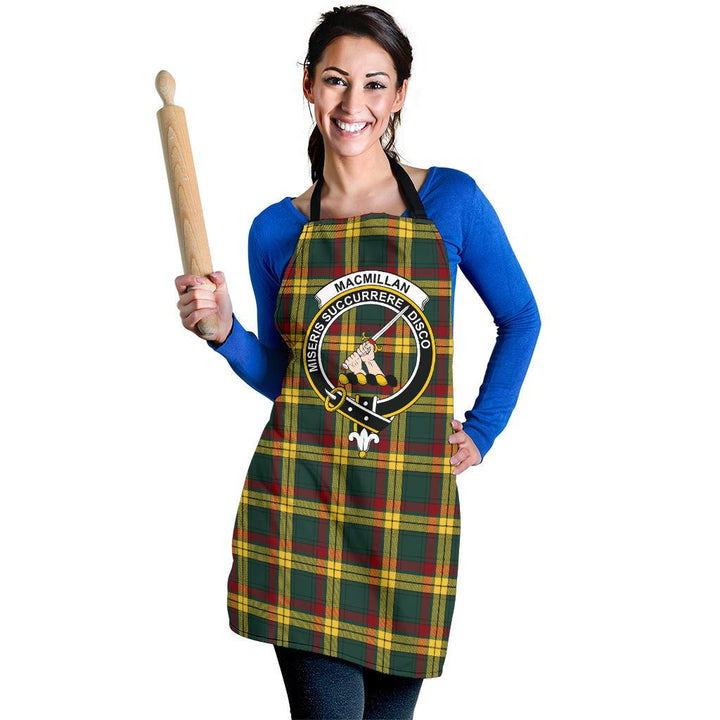 Clan MacMillan Old Modern Tartan Crest Apron WA83 Clan MacMillan Tartan Today   