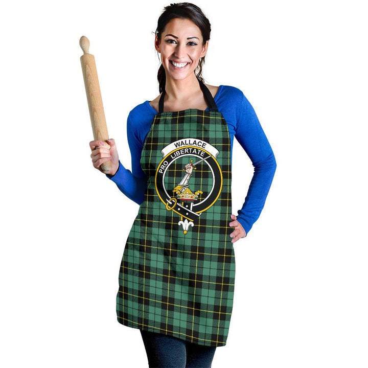Clan Wallace Hunting Ancient Tartan Crest Apron IV45 Clan Wallace Tartan Today   