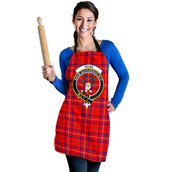 Clan Rose Modern Tartan Crest Apron ON58 Clan Rose Tartan Today   