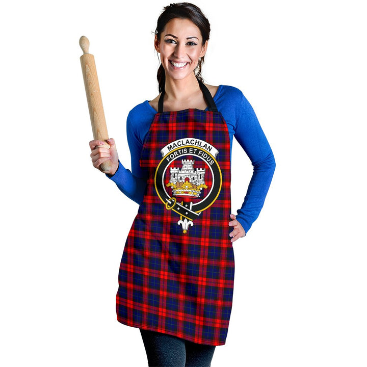 Clan MacLachlan Modern Tartan Crest Apron PU62 Clan Borthwick Tartan Today   