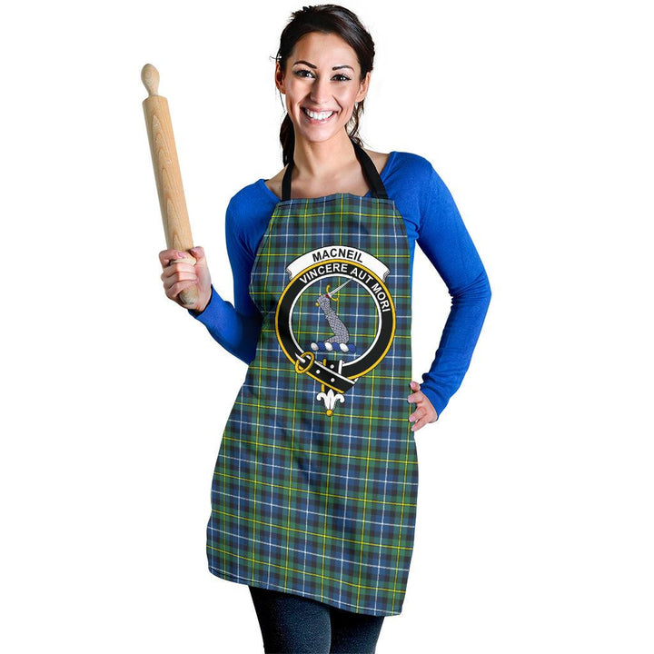Clan MacNeill of Barra Ancient Tartan Crest Apron TF88 Clan MacNeil / MacNeill Tartan Today   