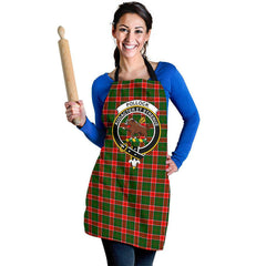 Clan Pollock Modern Tartan Crest Apron NI17 Clan Pollock Tartan Today   