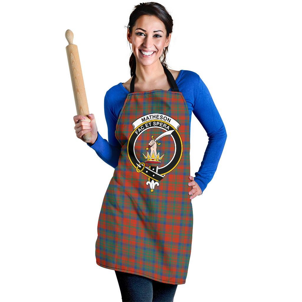Clan Matheson Ancient Tartan Crest Apron FQ85 Clan Matheson Tartan Today   