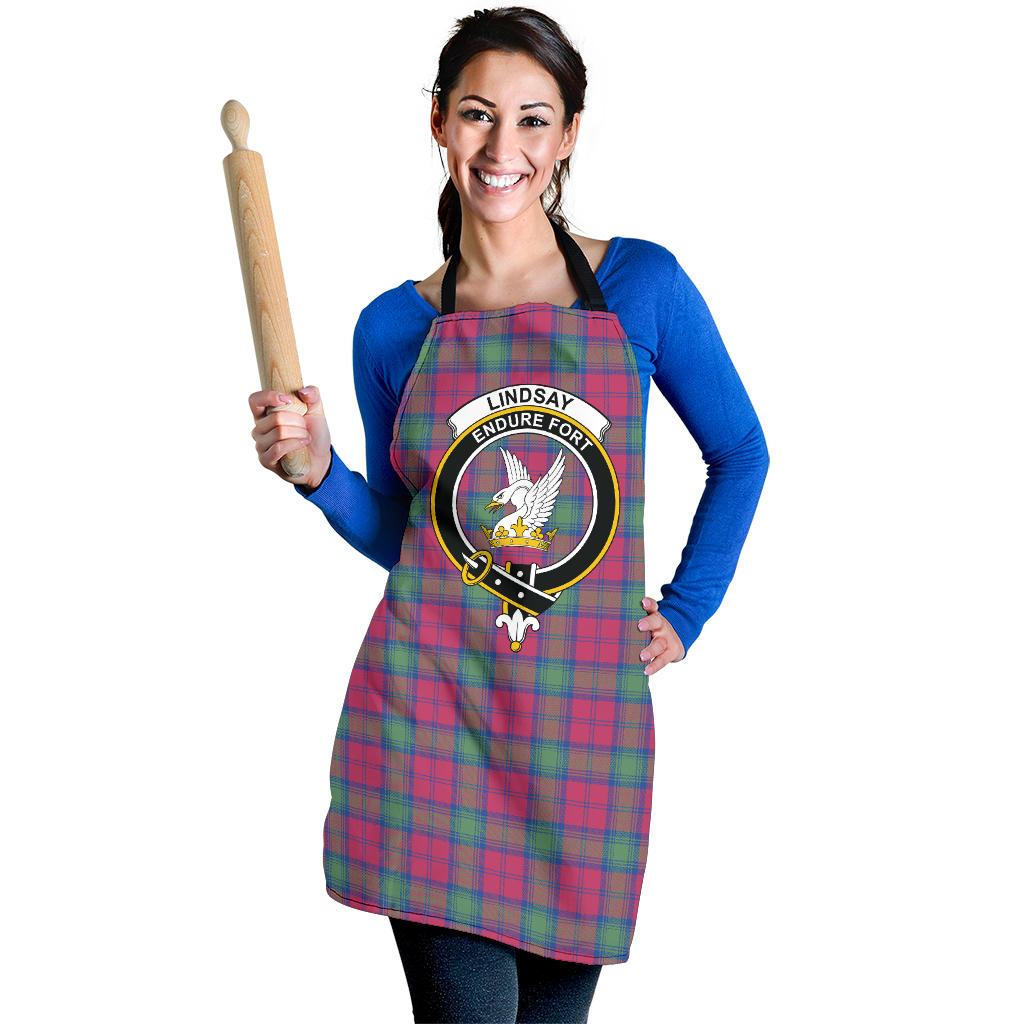 Clan Lindsay Ancient Tartan Crest Apron ZP34 Clan Lindsay Tartan Today   