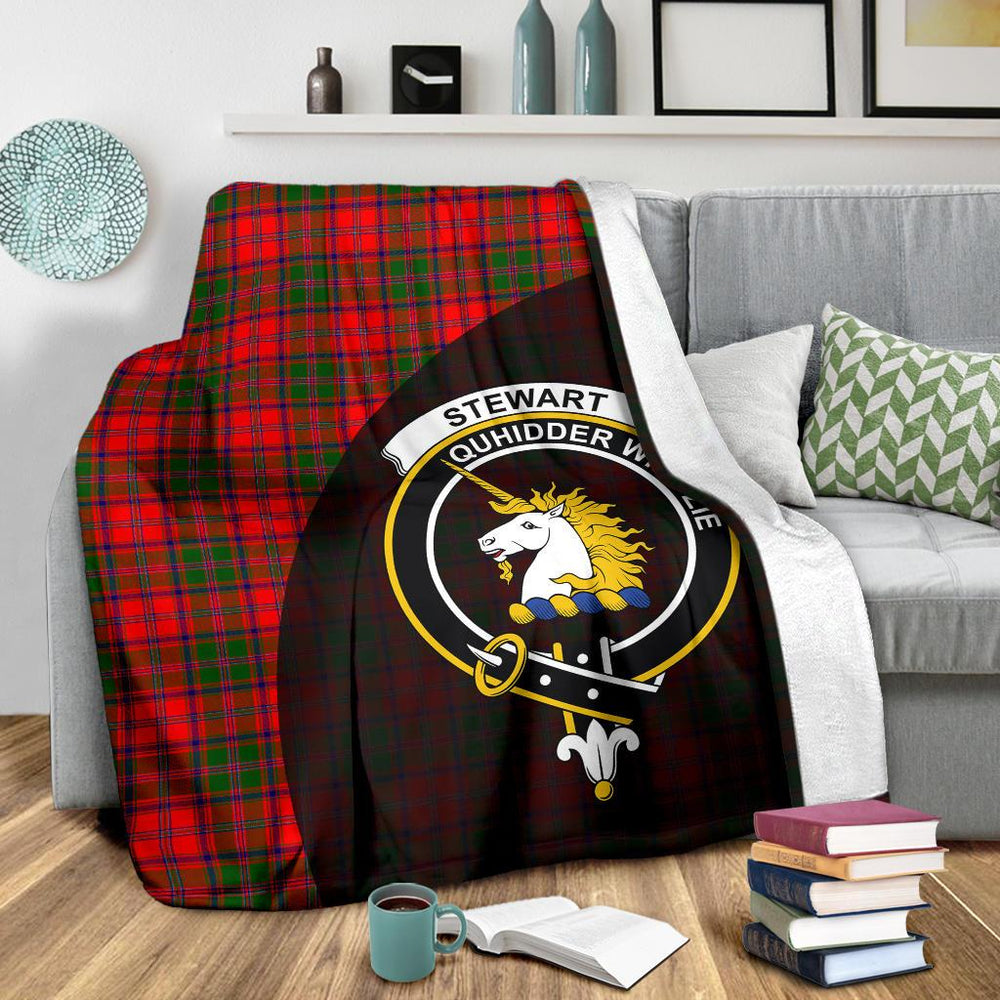 Clan Stewart of Appin Modern Tartan Crest Blanket 3 Sizes ON16 Clan Stewart of Appin Tartan Today   