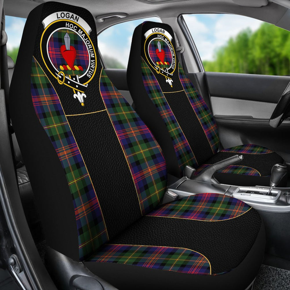 Clan Logan Tartan Crest Car Seat Cover  - Special VersionVP17 Clan Logan Tartan Today   