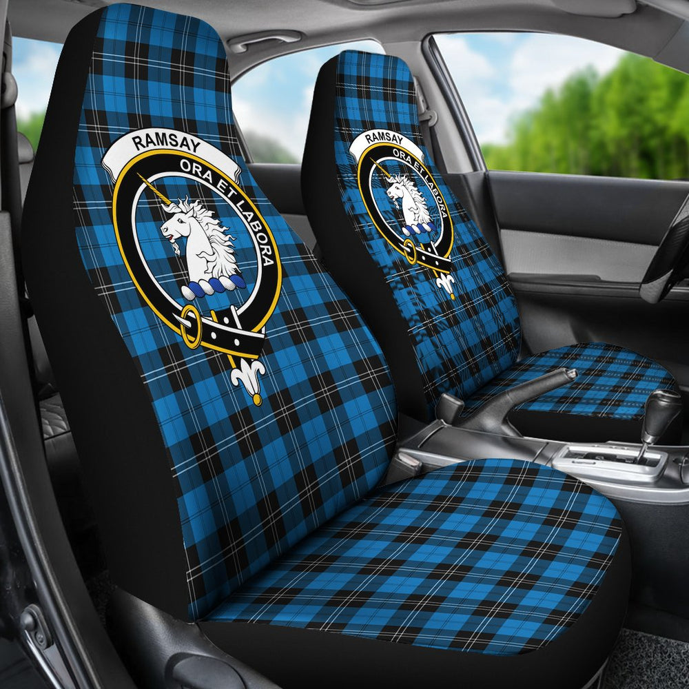 Clan Ramsay Bue Ancient Tartan Crest Car seat Cover HS66 Clan Ramsay Tartan Today   