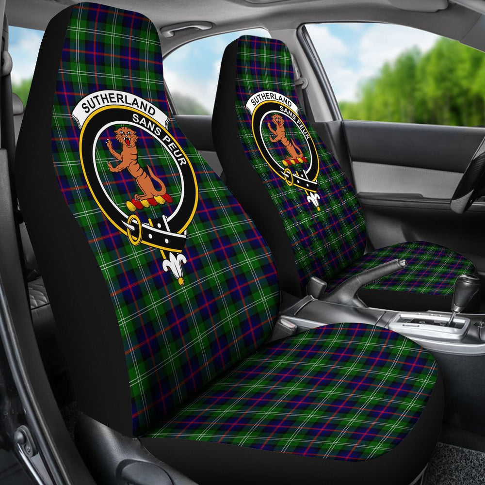 Clan Sutherland Tartan Crest Car Seat Cover IZ63 Clan Sutherland Tartan Today   