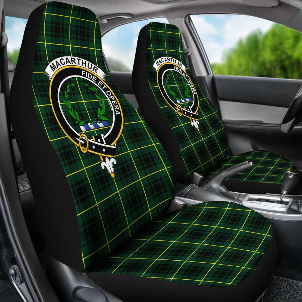 Clan MacArthur Tartan Crest Car Seat Cover TQ59 Clan MacArthur Tartan Today   