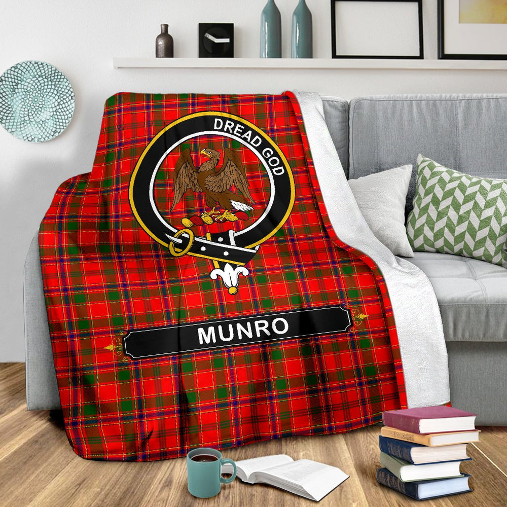 Clan Munro Family Tartan Crest BlanketsPQ32 Clan Munro Tartan Today   
