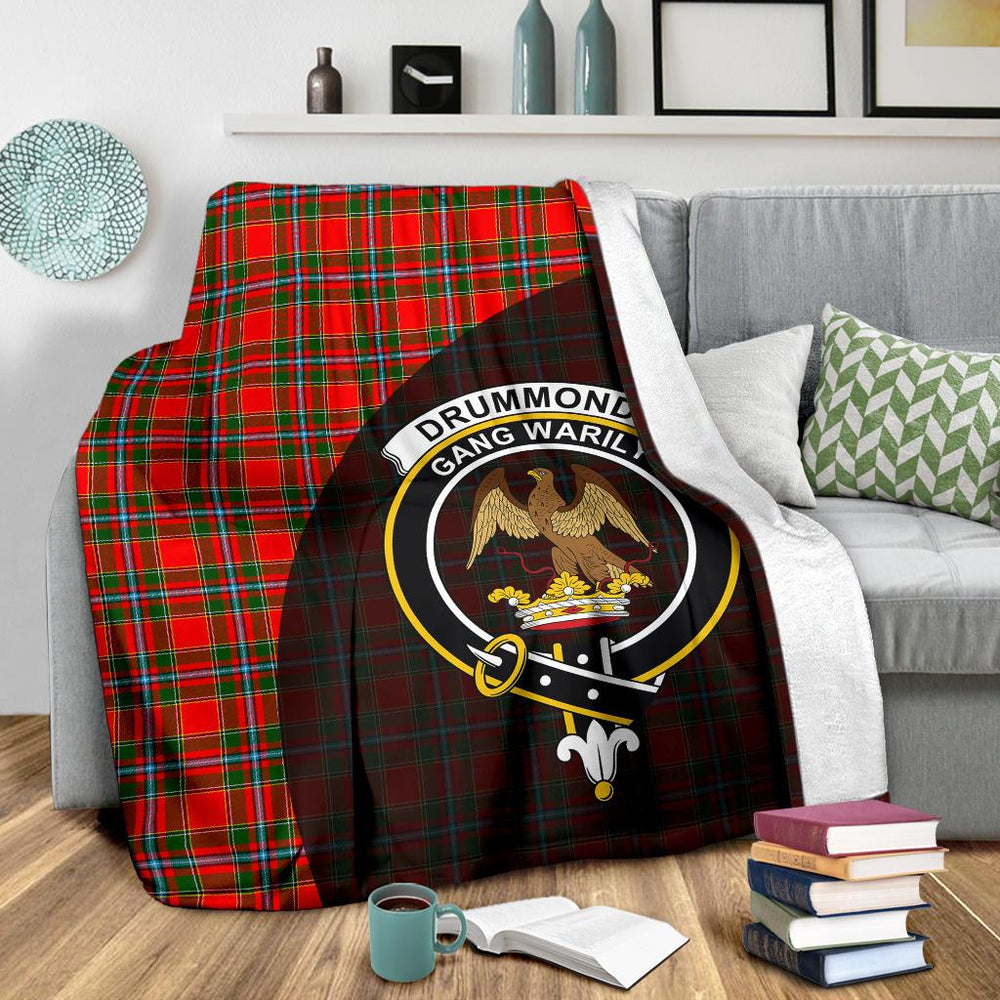 Clan Drummond of Perth Family Tartan Crest Blanket 3 Sizes XG43 Clan Drummond Tartan Today   